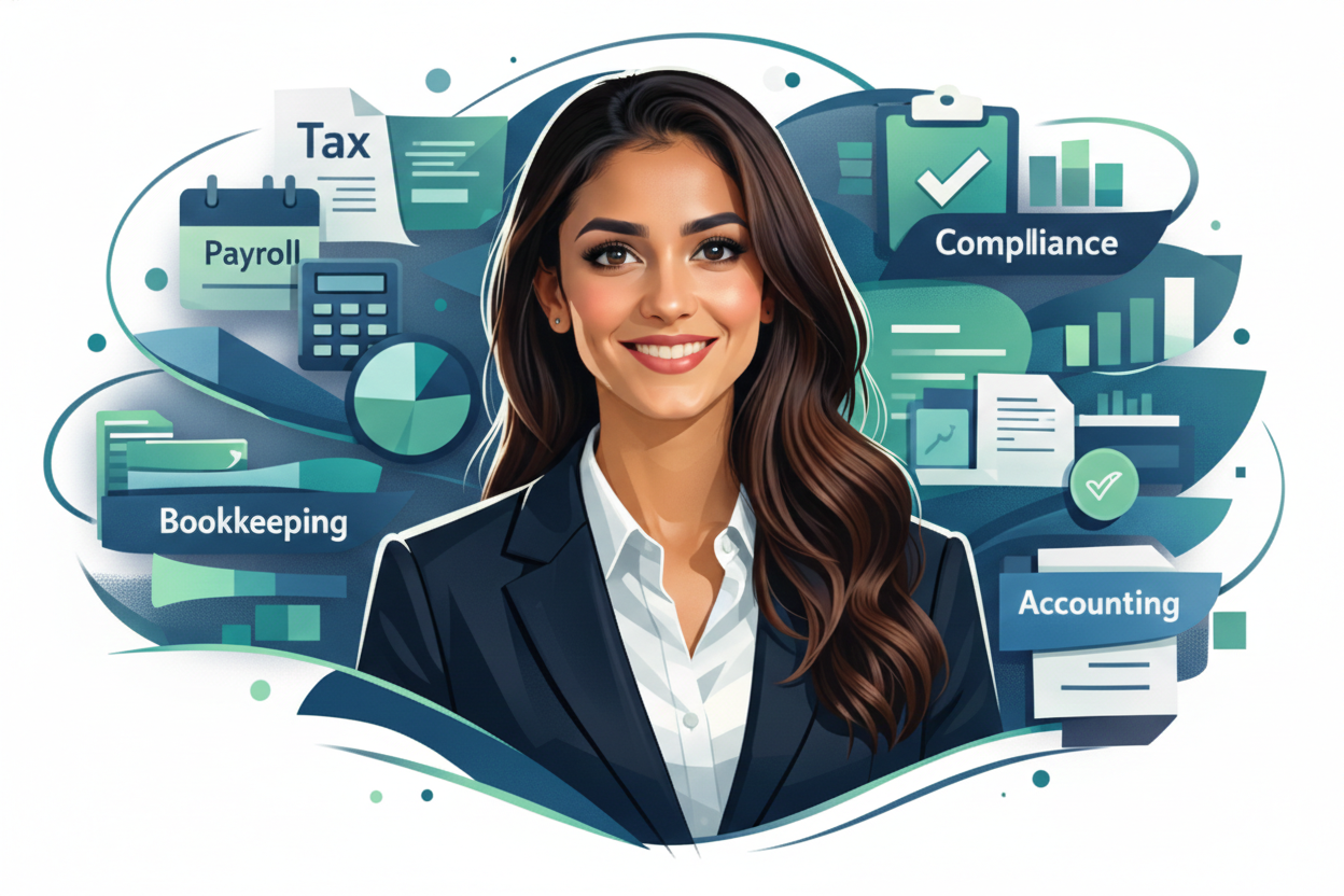 Yofayy Tax and Business Solutions Illustration – Smart, Secure, and Seamless Platform